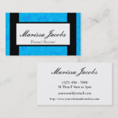 Aqua Details Personal Assistant Visitekaartje (Voorkant / Achterkant)