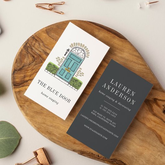 Aqua-deur | Stationair of intern ontwerp Visitekaartje