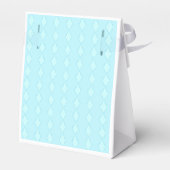 Aqua Diamant Patroon Bedankdoosjes (Achterkant)