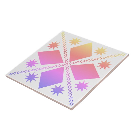 Aqua Diamond Fun | Ipanemafilter | Tegeltje (Zijkant)