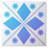 Aqua Diamond Fun | Miami-filter | Tegeltje (Voorkant)