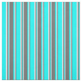 Aqua, Dim Gray & Lavender Stripes Pattern Stof (Swatch)