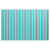 Aqua, Dim Gray & Lavender Stripes Pattern Stof (Fat Quarter)