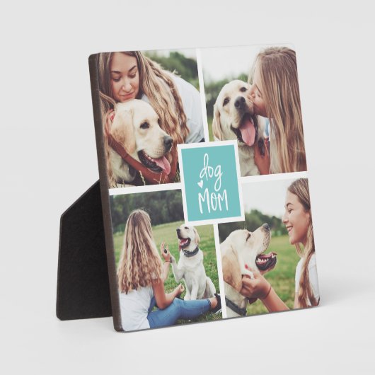 Aqua | Dog Ma Photo Collage Fotoplaat (Voorkant)