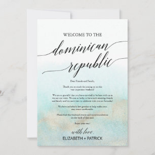 Aqua Dominicaanse Republiek Welkomstbrief & reisro