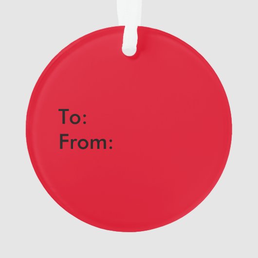 Aqua Dotted Bow Kerstmis Acrylisch Ornament (achterkant)