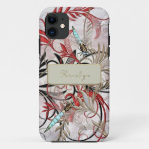 Aqua Dragonflies, Vlaams met kleur Veranderende ba Case-Mate iPhone Case