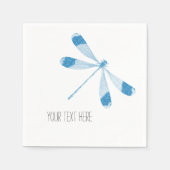 Aqua Dragonfly Servetten (Voorkant)