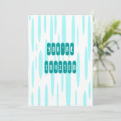 Aqua Dreads Kaart (Staand voorkant)