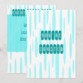 Aqua Dreads Kaart (Voorkant / Achterkant)