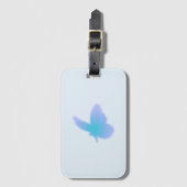 Aqua Dream Butterfly Bagagelabel (Voorkant (verticaal))