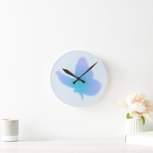 Aqua Dream Butterfly Ronde Klok (Huis)