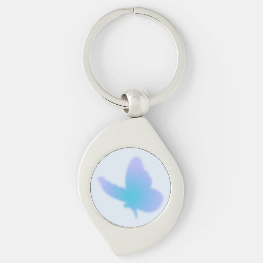 Aqua Dream Butterfly Sleutelhanger (Voorkant)