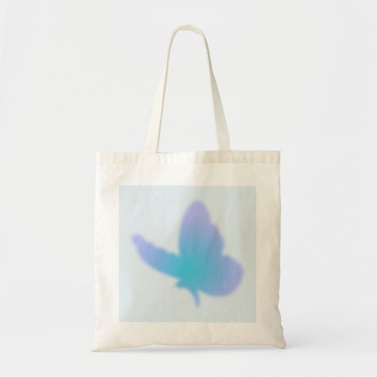 Aqua Dream Butterfly Tote Bag (Voorkant)