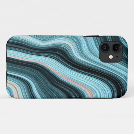 Aqua Drift Case-Mate iPhone Case (Achterkant (horizontaal))