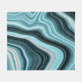 Aqua Drift Fleece Deken (Voorkant (Horizontaal))