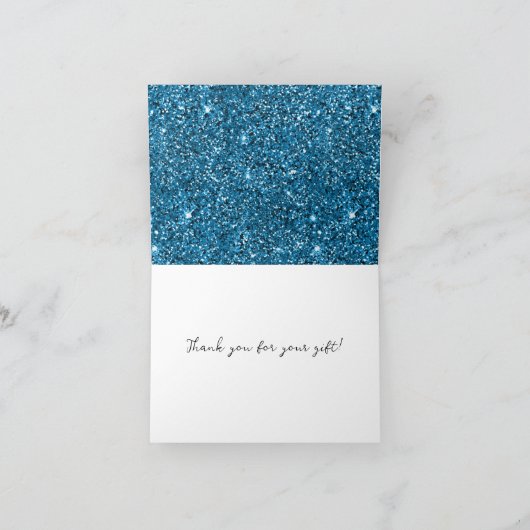 Aqua Droomvanger Dank je Bedankkaart (Binnen)