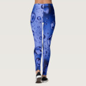 Aqua Droplet Dream Leggings - Water Bubble Blue (Achterkant)