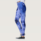 Aqua Droplet Dream Leggings - Water Bubble Blue (Links)