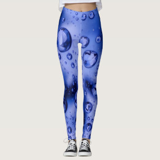 Aqua Droplet Dream Leggings - Waterbel Blauwe