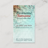 Aqua Earth Abstract Visitekaartje (Voorkant)