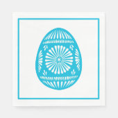 Aqua Easter Classic Chic Servetten (Voorkant)