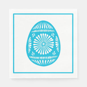 Aqua Easter Classic Chic Servetten