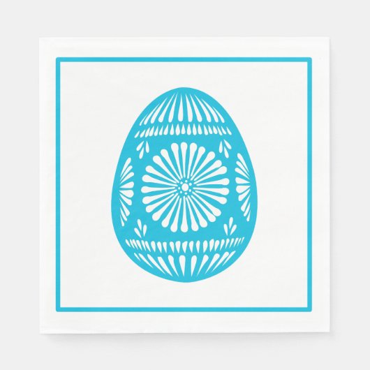 Aqua Easter Classic Chic Servetten (Voorkant)