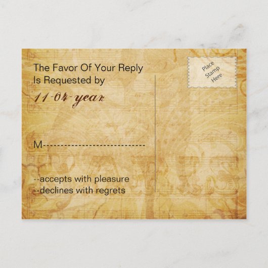 aqua eiffeltoren Paris bruiloft rsvp Uitnodiging Briefkaart (Achterkant)