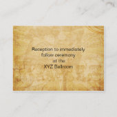 aqua  eiffeltoren Paris Receptiekaarten Informatiekaartje (Achterkant)