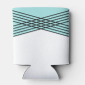 Aqua Elegant Deco Afstuderen Koelbox Blikjeskoeler (Achterkant)