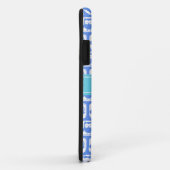 Aqua en Blue Owl Persoonlijke naam Case-Mate iPhone Case (Achterkant/rechts)