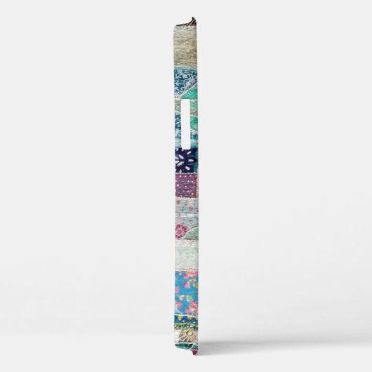 Aqua en Blue Quilt Tapestry Design Case-Mate iPhone Case (Achterkant / Rechts)