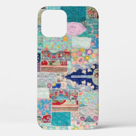 Aqua en Blue Quilt Tapestry Design Case-Mate iPhone Case