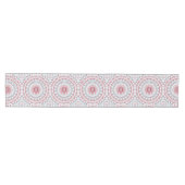 Aqua en Crimson Mandala Patroon Medium Tafelloper (Horizontaal)