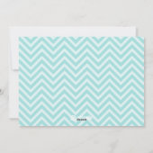 Aqua en de Rode Elegante Kaarten van de Vakantie (Achterkant)