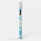 Aqua en Geel Patroon Case-Mate iPhone Case (Achterkant/rechts)