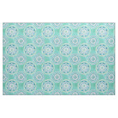 Aqua en Gold MIGHTY MEDALLION Mandala Stof (Yard (91,4 cm))