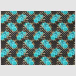 Aqua en Gold Series Design 12 Tissuepapier