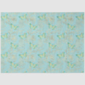 Aqua en Gold Series Design 14 Tissuepapier (Voorkant)