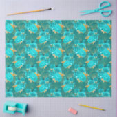 Aqua en Gold Series Design 15 Tissuepapier (Craft)