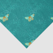 Aqua en Gold Series Design 3 Tissuepapier (Detail)