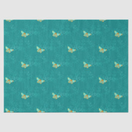 Aqua en Gold Series Design 3 Tissuepapier