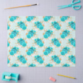 Aqua en Gold Series Design 5 Tissuepapier (Craft)