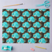 Aqua en Goud Serie Design 13 Tissuepapier (Craft)