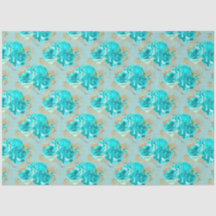 Aqua en Goud Serie Design 16