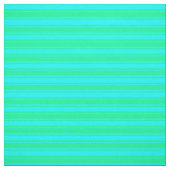 Aqua en Green Lines Pattern Stof (Swatch)