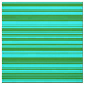 Aqua en Green Lines Stof (Swatch)