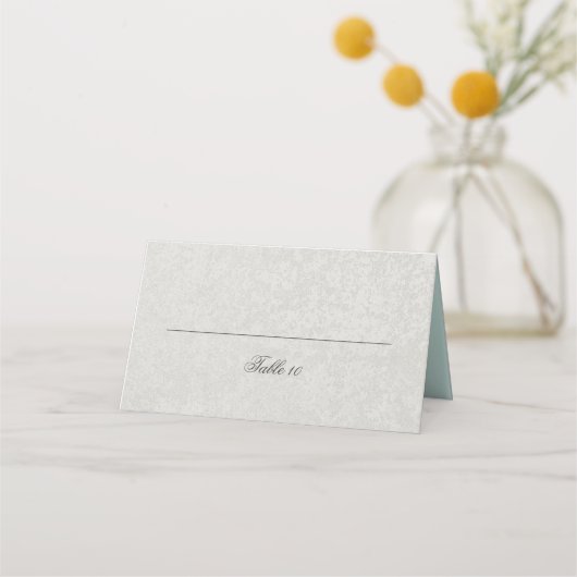 Aqua en grijs strand zeesterren en lint plaatskaartje (Achterkant)