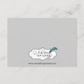 Aqua- en Grijze reukstrips Informatiekaartje (Achterkant)